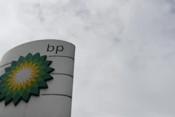 BP station, west London, Aug. 4, 2020.