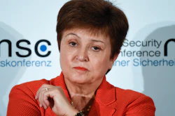 Kristalina Georgieva, managing director of the International Monetary Fund, attends a session of the Munich Security Conference, Munich, Feb. 14, 2020.