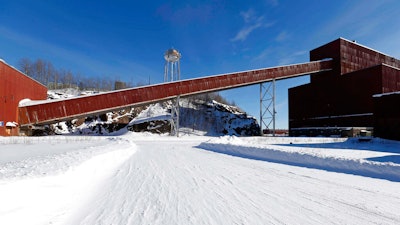 Former iron ore processing plant near Hoyt Lakes, Minn.
