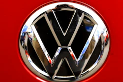 This Feb. 14, 2019, file photo, shows the Volkswagen logo on an automobile at the 2019 Pittsburgh International Auto Show in Pittsburgh. Volkswagen is recalling more than 218,000 Jetta sedans in the U.S. to fix a fuel leak problem that can cause fires. The recall covers certain cars from the 2016 through 2018 model years.