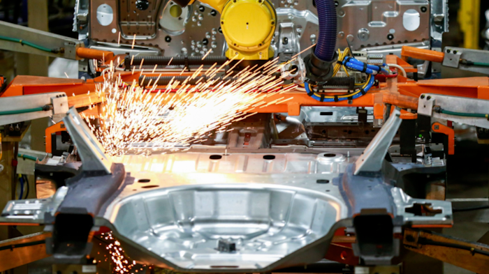 Machines at Ford's Chicago Assembly Plant in Chicago, June 24, 2019.