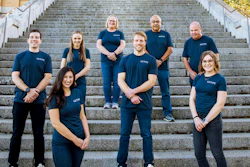 Online educational company Test Prep Insight CEO John Ross and his team.