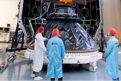 In this Nov. 3, 2020 photo, provide by the European Space Agency, the Sentinel-6 satellite is placed inside the upper stage of a Falcon 9 rocket. The joint European-U.S. satellite mission to improve measurements of sea level rise is being launched from Vandenberg Air Force Base in California on Saturday Nov. 22, 2020. The Sentinel-6 Michael Freilich satellite, named after the late director of NASA’s Earth Science Division, is seen as a crucial tool for monitoring the impact of global warming on coastlines, where billions of people face the risk of encroaching oceans in the coming decades.