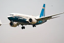 In this Wednesday, Sept. 30, 2020, file photo, a Boeing 737 Max jet, piloted by Federal Aviation Administration Chief Steve Dickson, prepares to land at Boeing Field following a test flight in Seattle. The FAA is poised to clear the Boeing 737 Max to fly again after grounding the jets for nearly two years due to a pair of disastrous crashes that killed 346 people.