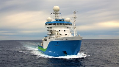 CSIRO's RV Investigator.