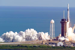 A SpaceX Falcon 9 rocket on a resupply mission to the International Space Station lifts off from pad 39A at the Kennedy Space Center, Cape Canaveral, Fla., Dec. 6, 2020.