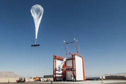 A Loon balloon launches from Winnemucca, Nev., in 2018.