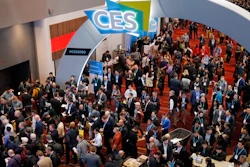 In this Jan. 7, 2020 file photo, crowds enter the convention center on the first day of the CES tech show, in Las Vegas. Every January, huge crowds descend on Las Vegas for the CES gadget show, an extravaganza of tech and glitz intended to set the tone for the coming year in consumer technology. CES kicks off this week, but thanks to the pandemic, it will be in a radical new format — a “virtual” show taking place only in cyberspace.