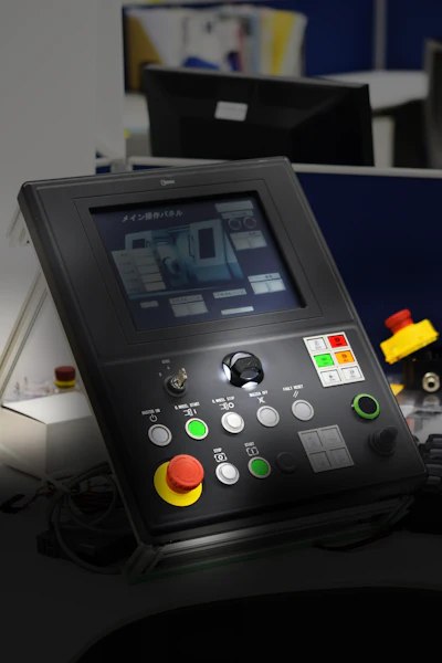 When used with industrial equipment, the IDEC KW2D smart RFID reader provides many options for authenticating users, tracking operation, and improving user safety.