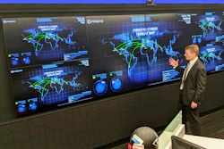 FireEye CEO Kevin Mandia gives a tour of the cybersecurity company's office in Reston, Va., March 9, 2021.