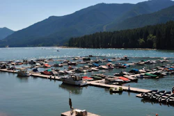 Kane's Marina on Detroit Lake Reservoir, Detroit, Ore., Aug. 14, 2010.