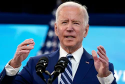 President Joe Biden speaks during an event on COVID-19 vaccinations, in the South Court Auditorium on the White House campus, Monday, March 29, 2021, in Washington.