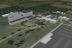 An artist rendering of Royal Canin's New Factory in Lewisburg, Ohio.
