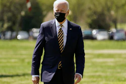 President Joe Biden on the National Mall in Washington, April 5, 2021.