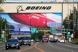 In this Oct. 1, 2020 file photo, traffic passes the Boeing airplane production plant, in Everett, Wash. U.S. manufacturers expanded in March 2021 at the fastest pace in 37 years, a sign of strengthening demand as the pandemic wanes and government emergency aid flows through the economy.