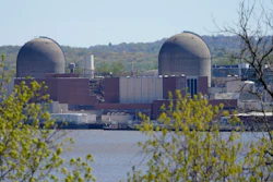 Indian Point Energy Center is seen on the Hudson River in Buchanan, N.Y., Monday, April 26, 2021.