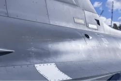 Gripen was fitted with a replacement hatch that had been 3D-printed using additive manufacturing, using a nylon polymer called PA2200.