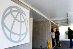 The World Bank building in Washington, April 5, 2021.