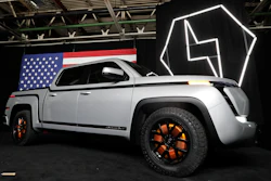 The electric Endurance pickup at Lordstown Motors Corp., Lordstown, Ohio, June 25, 2020.