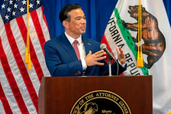 In this April 23, 2021, file photo, California Attorney General Rob Bonta speaks in Sacramento, Calif. Officials from California, New York and other states urged the Environmental Protection Agency June 2, to allow California to set its own automobile tailpipe pollution standards.