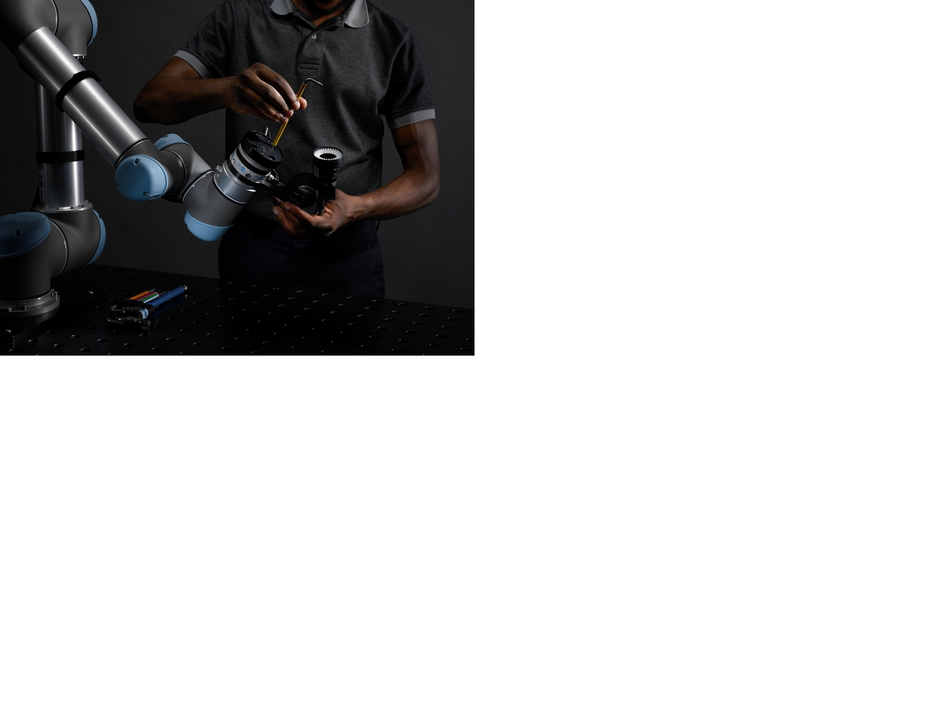MIRAI is an automated controller that connects to the robot controller.