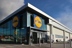 Lidl supermarket, Udine, Italy, Oct. 2020.