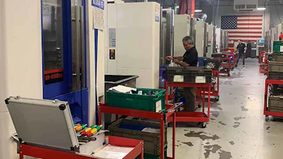 KIWA's slim design allowed Azimuth to pack in more machines as some of them have spindles running for 40 hours without stopping.