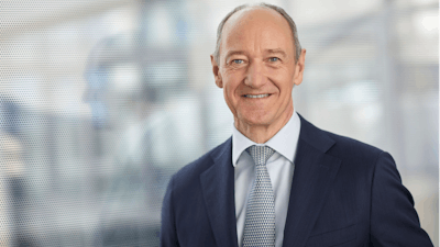 This photo provided by Siemens shows Siemens CEO Roland Busch. As the world turns its attention to climate change, Busch says his company is well-positioned to help handle the challenges.