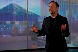 Woven Planet Holdings Chief Executive James Kuffner speaks during a company event in Tokyo on Jan. 29, 2021.
