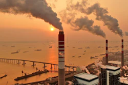 Coal-fired power plant on the Yangtze River, Nantong, China, Dec. 12, 2018.