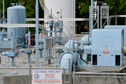 In this May 11, 2021 file photo, a Colonial Pipeline station is seen in Smyrna, Ga., near Atlanta. The Biden administration is eyeing ways to harden cybersecurity defenses for critical infrastructure.