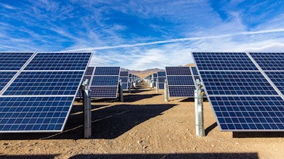 Desert Solar Array I Stock 1023803426