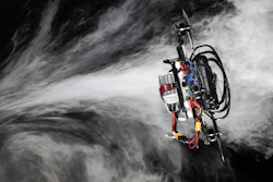 The algorithm tells the drone to pass through the waypoints on a course but not how or when.