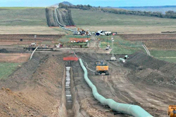 Construction on the Dakota Access pipeline, Oct. 2016.