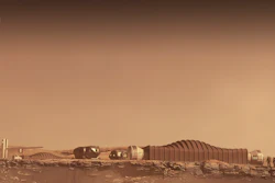 Proposal for the Mars Dune Alpha habitat on Mars, August 2021.