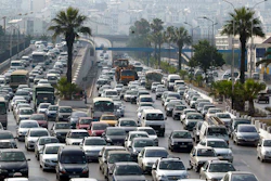Traffic jam in Algiers, Algeria, Sept. 29, 2010.