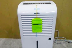 This photo provided by Consumer Product Safety Commission shows a dehumidifier made by New Widetech. The Consumer Product Safety Commission says, Friday, Aug. 6, 2021, about 2 million dehumidifiers made by New Widetech are being recalled in the U.S. because they can overheat and catch fire, posing fire and burn hazards. New Widetech is aware of 107 incidents of the recalled dehumidifiers overheating and/or catching fire, resulting in about $17 million in property damage. No injuries have been reported.