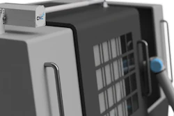 The door opener can connect to any robot and CNC machine make via galvanic insulated digital inputs and outputs.