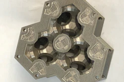 A 3D-designed and printed heat exchanger.