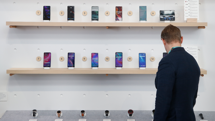 Google exhibit at the CES tech show in Las Vegas, Jan. 8, 2020.