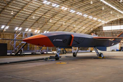 The Boeing Airpower Teaming System during first flight testing at Woomera Range Complex.
