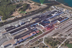 A Google Maps aerial view of U.S. Steel's Midwest Plant in Portage, IN.