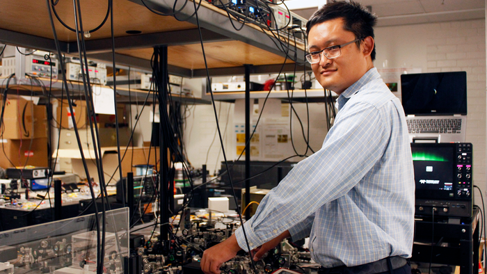 University of Arizona assistant professor of materials science and engineering Zheshen Zhang.