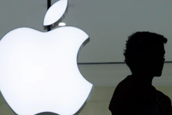 Apple logo at the company's store in Grand Central Terminal in New York, Dec. 7, 2011.