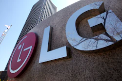 This April 5, 2021 file photo shows the logo of LG Electronics Inc. outside of the company's office building in Seoul, South Korea. LG Electronics has reached a deal with General Motors to pay as much as $2 billion to reimburse the automaker for the cost of recalling Chevrolet Bolt electric vehicles due to battery fires.