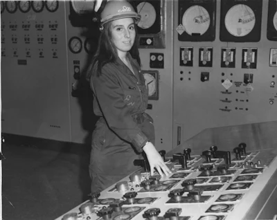 Working the Con Edition 74th St. Station control room, New York, 1975.