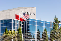 Tesla offices and assembly plant, Fremont, Calif., Sept. 2020.