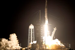 A SpaceX Falcon 9 rocket with the Crew Dragon capsule lifts off from Launch Pad 39A at the Kennedy Space Center, Cape Canaveral, Fla., Nov. 10, 2021.
