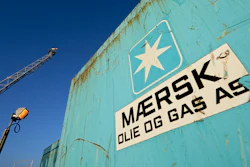 An A.P. Moller-Maersk's oil rig in the North Sea named Halfdan, on Oct. 23, 2013. The world’s biggest shipping company, Denmark’s A.P. Moller-Maersk, has reported a sharp rise in earnings amid strong worldwide demand for shipments of goods.