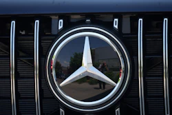 Mercedes-Benz vehicle at a dealership in Littleton, Colo., July 25, 2021.
